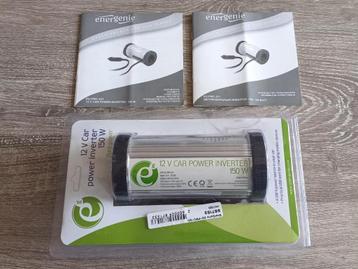 EnerGenie 12V naar 230V Omvormer 150W auto boot camperen beschikbaar voor biedingen