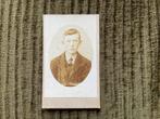 Cdv man rond 1900, Verzamelen, Foto's en Prenten, Ophalen of Verzenden, Voor 1940, Buitenland