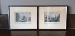 Set (2) Engelse prenten, Antiek en Kunst, Ophalen of Verzenden