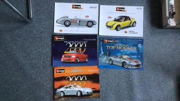 BURAGO FOLDER LOT 5 x NIEUW LEUK IN VITRINE MINIPRIJS 7 EURO beschikbaar voor biedingen