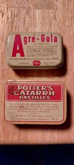 Antieke Pillendoosjes Agré-Gola & Potter's, Antiek en Kunst, Ophalen of Verzenden