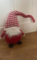 Gnome Groot Wit met Rood, Ophalen of Verzenden, Gebruikt