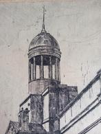 Frans de Groen Ets Kaasmarkt Rotterdam., Antiek en Kunst, Ophalen of Verzenden