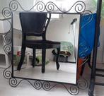 Mooie spiegel met metalen frame, Huis en Inrichting, Woonaccessoires | Spiegels, Minder dan 100 cm, Rechthoekig, Zo goed als nieuw