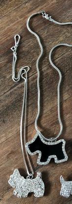 Broche of ketting terrier, Ophalen of Verzenden, Nieuw, Overige materialen