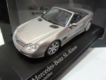 Minichamps Mercedes Benz SL Cabriolet 2001 1:43 400031034 beschikbaar voor biedingen