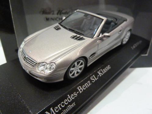 Minichamps Mercedes Benz SL Cabriolet 2001 1:43 400031034, Hobby en Vrije tijd, Modelauto's | 1:43, Nieuw, Auto, MiniChamps, Ophalen of Verzenden