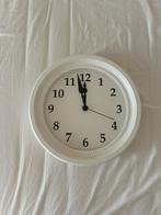 Witte klok IKEA, Ophalen, Zo goed als nieuw, Wandklok