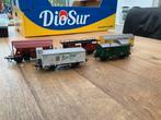 5 x Fleischmann wagons, Gebruikt, Gelijkstroom, Fleischmann, Wagon