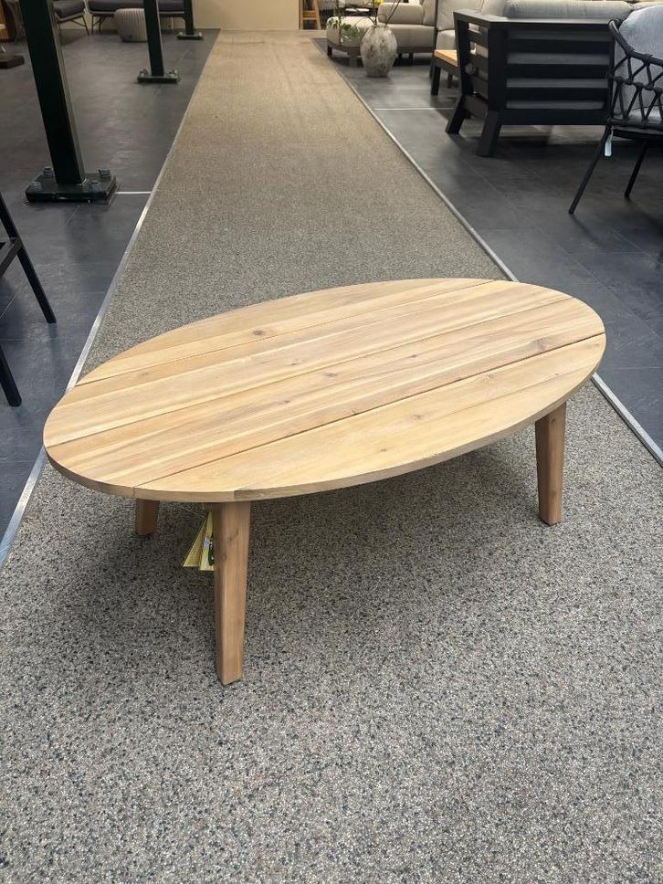 Koffietafel Georgia | Fonteyn | Showroommodel, Tuin en Terras, Tuintafels, Nieuw, Ovaal, Hout, Ophalen