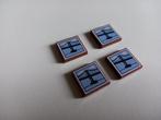 NIEUW: Reddish Brown Tile 2 x 2 with Suspension Bridge Patte, Lego, Nieuw, Ophalen of Verzenden, X