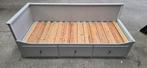 Ikea Hemnes uitschuifbaar bed bank bedbank slaapbank, Ophalen, Gebruikt, Tweepersoons, 80 cm