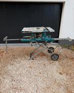 Makita MLT100 met onderstel en extra zaagblad, Doe-het-zelf en Verbouw, Gereedschap | Zaagmachines, Ophalen, Zo goed als nieuw