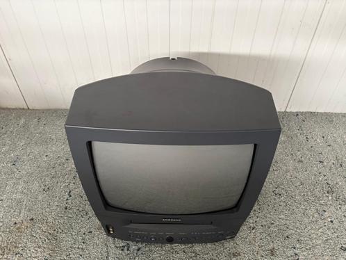 Samsung 14 inch CRT tv + VHS speler, Audio, Tv en Foto, Vintage Televisies, Gebruikt, Minder dan 40 cm, Samsung, Ophalen of Verzenden