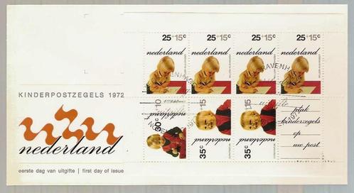 Nederland FDC E122a Zonder Adres, Kinderpostzegels 1972, Postzegels en Munten, Postzegels | Eerstedagenveloppen, Onbeschreven