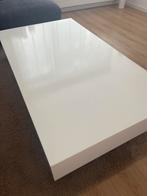 Witte Zwevende Salontafel 120x60, Ophalen, Kunststof, 100 tot 150 cm, 50 tot 100 cm