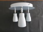 Witte ronde plafondspot, Huis en Inrichting, Lampen | Spots, Ophalen, Zo goed als nieuw, Metaal of Aluminium, Plafondspot of Wandspot