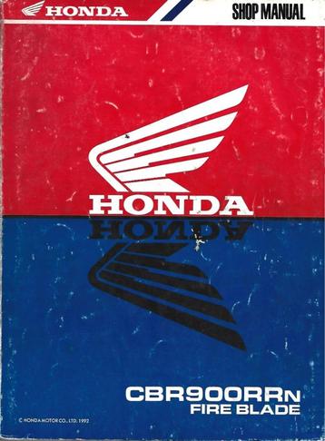 Hond CBR900 RR Fire Blade shop manual werkplaatsboek beschikbaar voor biedingen