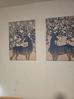 herten schilderijen, Antiek en Kunst, Kunst | Schilderijen | Abstract, Ophalen