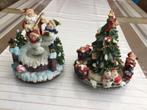 Draaiende Kerstfiguren met geluid, Diversen, Kerst, Ophalen of Verzenden, Zo goed als nieuw