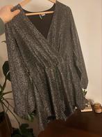 Toffe zilveren glitter jumpsuit! Maat S, Ophalen of Verzenden, Zo goed als nieuw