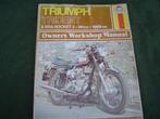 TRIUMPH TRIDENT BSA ROCKET 3 1969 onwards werkplaatsboek, Motoren, Triumph