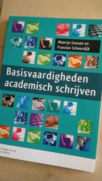 Basisvaardigheden academisch schrijven, Boeken, Sociale wetenschap, Ophalen of Verzenden, Zo goed als nieuw, Maartje Goosen