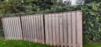 Schuttingpanelen, deur, gaaspaneel en betonpalen, Tuin en Terras, Schuttingen, 6 meter of meer, Ophalen of Verzenden, Hout, 1 tot 2 meter