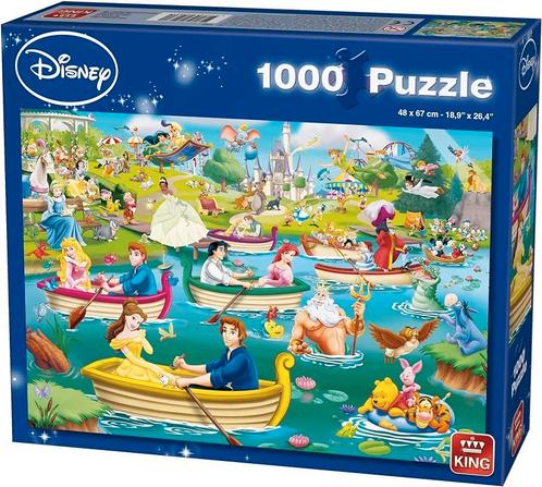 Disney 1000 st, Prinsessen roeivijver, compleet, Hobby en Vrije tijd, Denksport en Puzzels, Ophalen of Verzenden