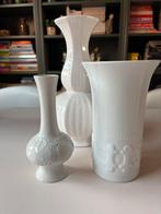 Vintage Witte Vazen Set van 3, Ophalen