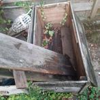 2 oude houten bloembakken gratis ophalen, Minder dan 3 m³, Ophalen