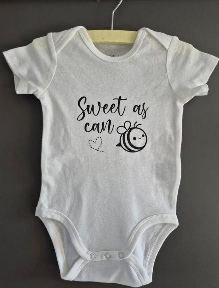 Gepersonaliseerde Baby Rompers - Uniek Ontwerp!, Kinderen en Baby's, Babykleding | Overige, Nieuw, Jongetje of Meisje, Ophalen of Verzenden