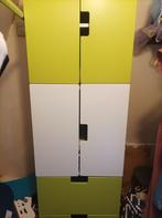 Ikea smastad kledingkast wit -groen, Kinderen en Baby's, Kinderkamer | Commodes en Kasten, Ophalen, Minder dan 75 cm, 50 tot 70 cm