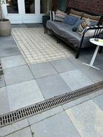 Tuin tegels Vietnamees hardsteen 50x50, Tuin en Terras, Ophalen, Zo goed als nieuw, Terrastegels, Natuursteen
