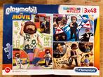 PlayMobil the Movie: drie puzzels 48 stukjes, Ophalen of Verzenden, Zo goed als nieuw