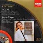 Mozart Sabine Meyer Clarinet Concertos CD, Cd's en Dvd's, Ophalen of Verzenden, Classicisme, Gebruikt, Orkest of Ballet
