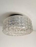 Relief glazen plafondlamp , jaren 70