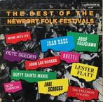 BEST OF THE NEWPORT FOLK FESTIVALS LP: O.A. BOB DYLAN, Ophalen of Verzenden, 1960 tot 1980, Gebruikt, 12 inch
