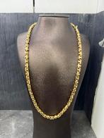 Prachtige 14 karaats gouden monte carlo ketting 65 cm, Ophalen of Verzenden, Goud