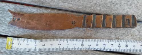 WO1 WW1 trench art brievenopener. rood koper, Verzamelen, Militaria | Algemeen, Overige soorten, Kunstobject, Overige gebieden
