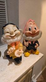 Piepfiguren Sleepy en Happy, Disney Sneeuwwitje, Ophalen of Verzenden, Gebruikt