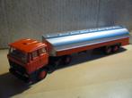 Daf 2800 met Tanktrailer 58 en 37 Lion Car 1:50, Ophalen of Verzenden, Zo goed als nieuw, Bus of Vrachtwagen, Lion Toys
