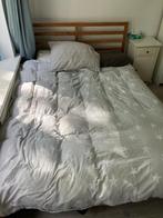 IKEA bed frame 200x140, Ophalen, Gebruikt, Wit, Tweepersoons