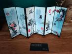 Chinese miniatuur kamerscherm  - Bamboe, Orchideeën, Ophalen of Verzenden