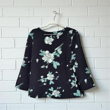 Opus Blouse Maat 36 Zwart Groen Abstract Falesha Mystic beschikbaar voor biedingen