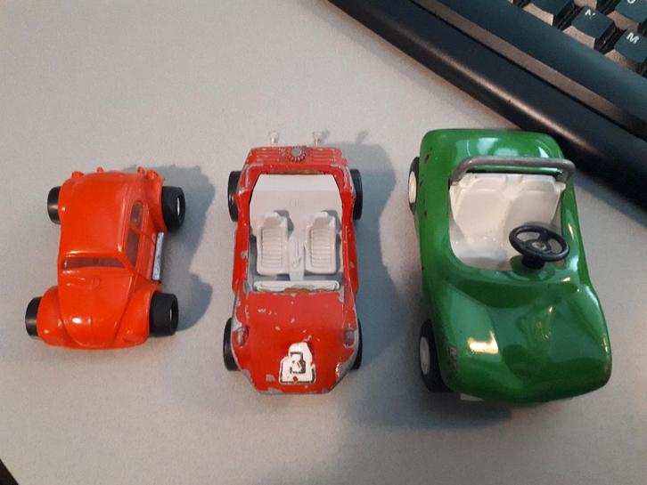 3 x VW kever luchtgekoeld vintage buggy baja bug volkswagen, Hobby en Vrije tijd, Modelauto's | Overige schalen, Nieuw, Auto, Ophalen of Verzenden