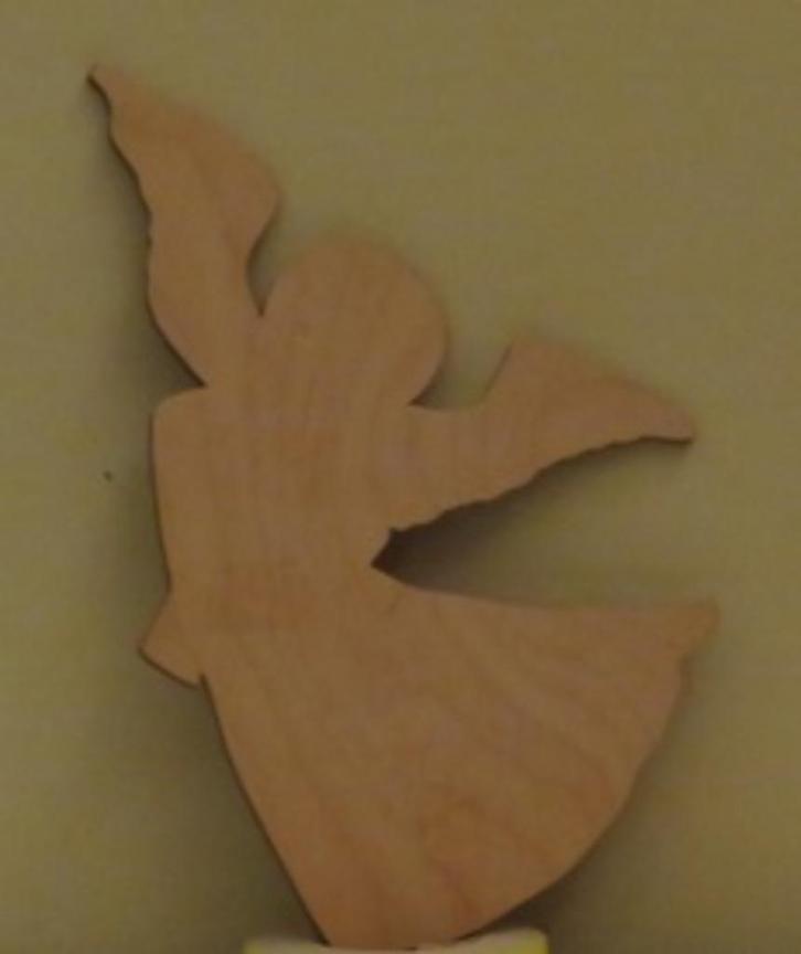 Houten engel onbeschilderd 122339, Diversen, Kerst, Nieuw, Ophalen of Verzenden