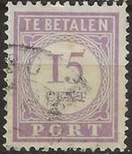 Suriname - portzegel 15 c, Verzenden, Gestempeld