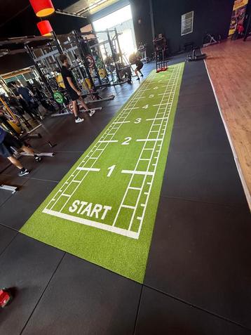 SPRINTTRACK NUMBERS PRO 12x2m – Green/White nieuw beschikbaar voor biedingen