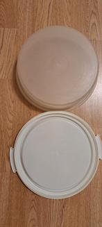 Tupperware taartdoos wit, Huis en Inrichting, Ophalen of Verzenden, Gebruikt, Wit